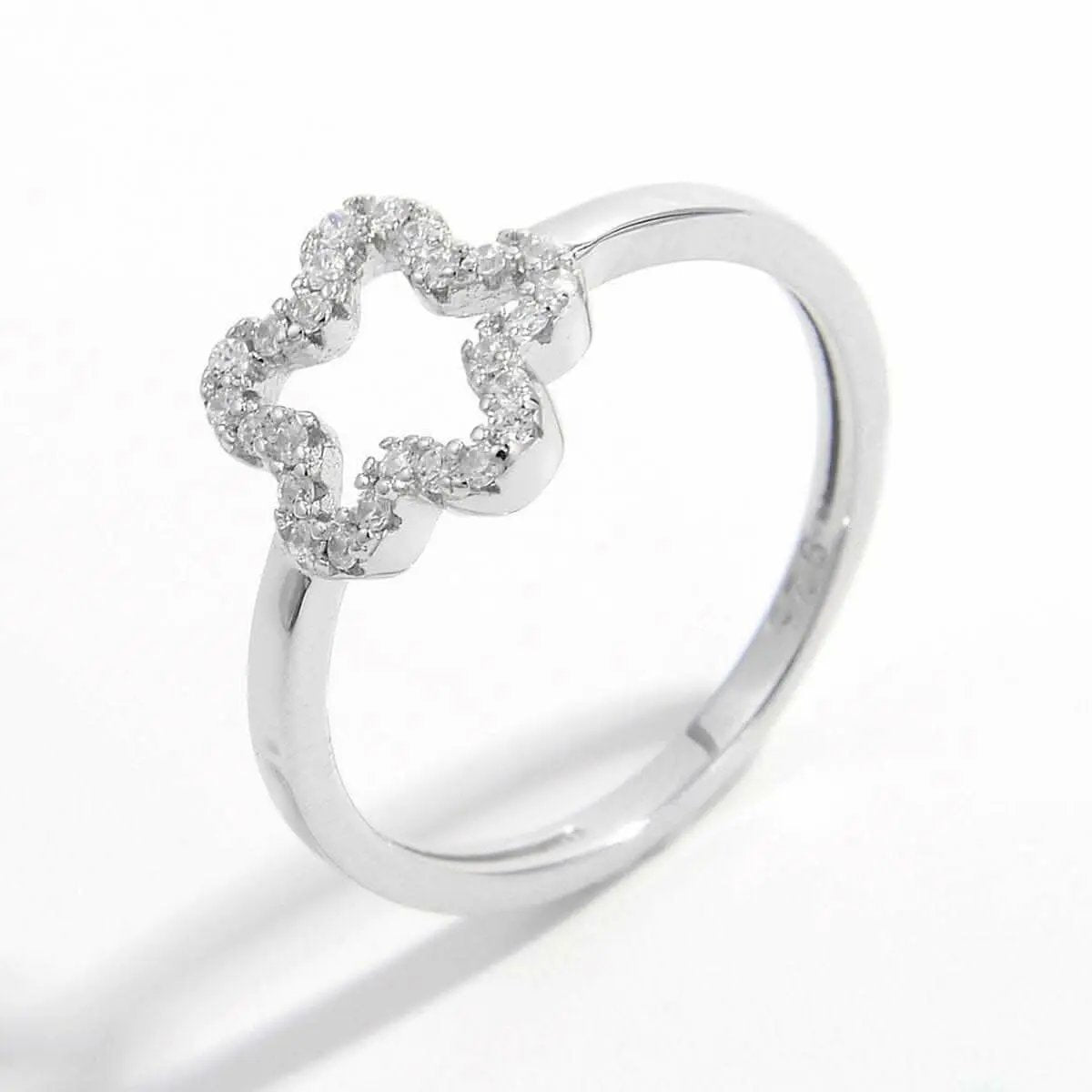 Zircon sparkle sterling silver ring - Love Salve